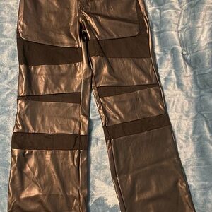 Moto Chic Faux Leather Pants